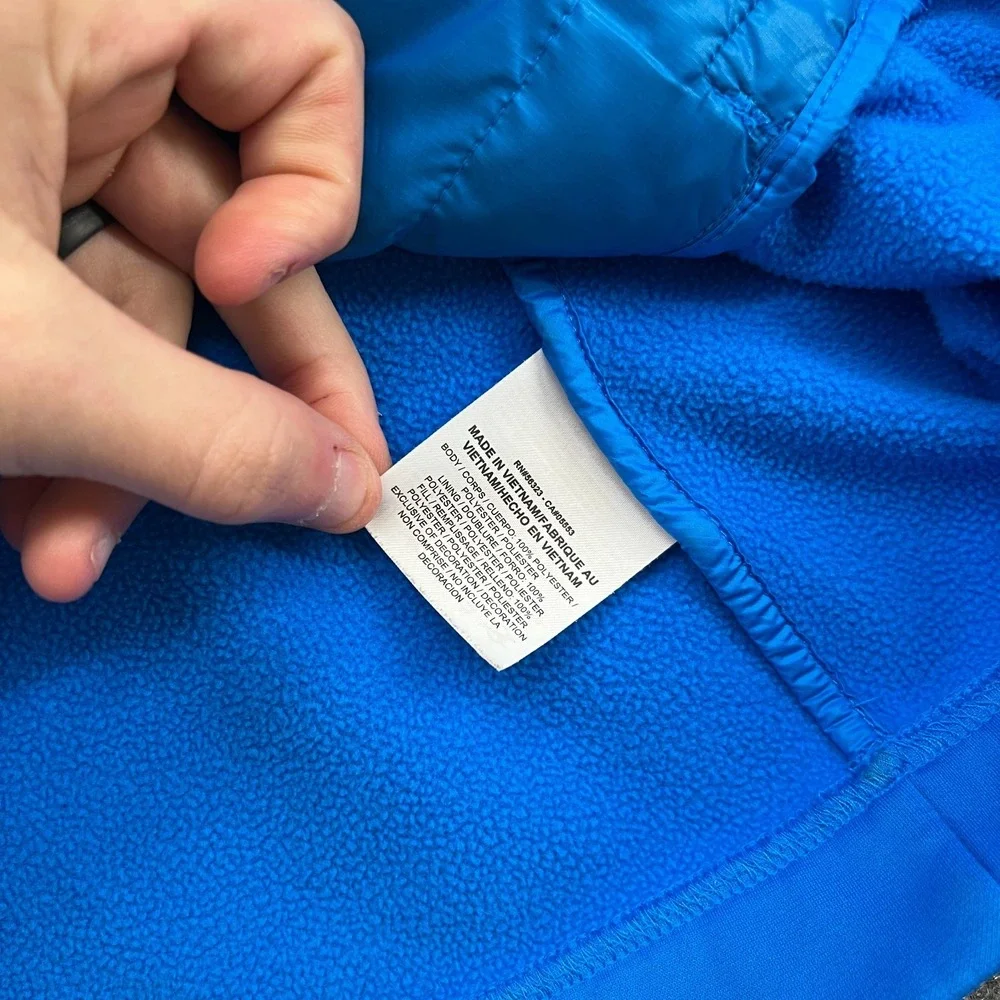 Nike Golf Aeroloft Jacket Mens Medium Blue Puffer Full Zip Quilted 687016-406